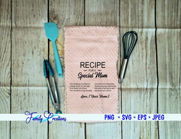 A Recipe for a Special Mom Embroidery Review