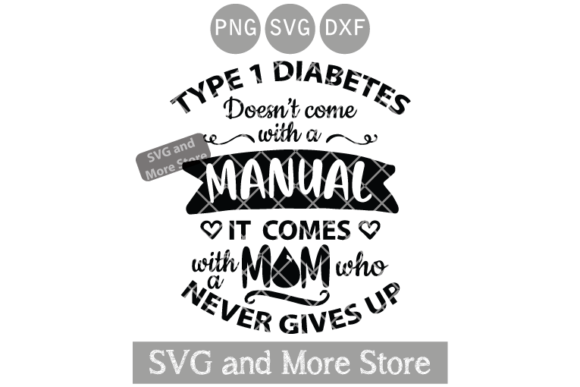 Type 1 Diabetes Manual for Blog and Website Graphics